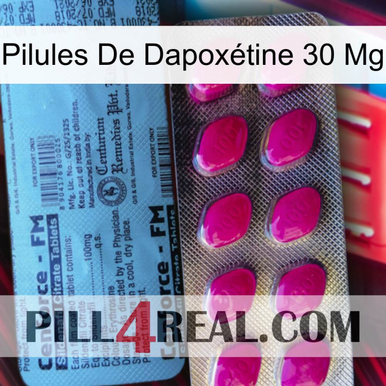 Pilules De Dapoxétine 30 Mg 35